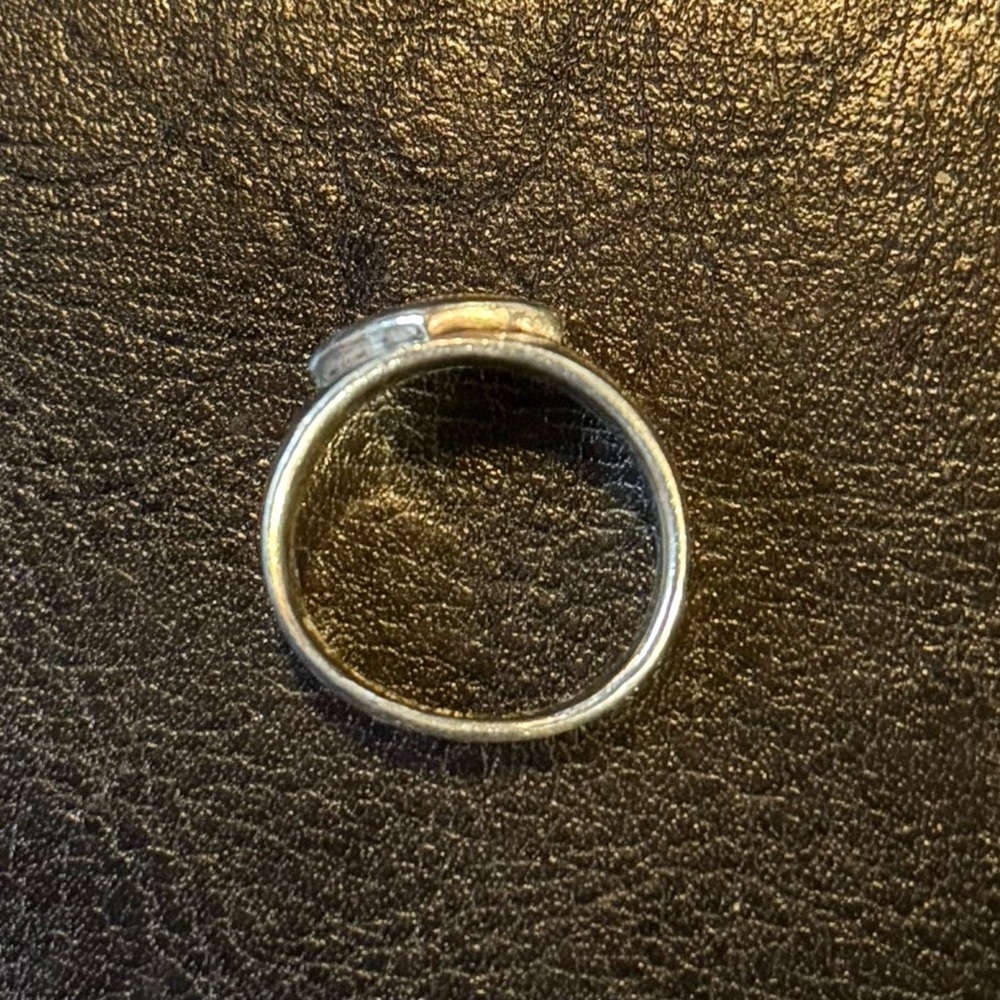 (Clearance)LA Sterling Silver puffy “Follow Your Heart”Ring Sz6.25 ring. 8 grams - Picture 5 of 6